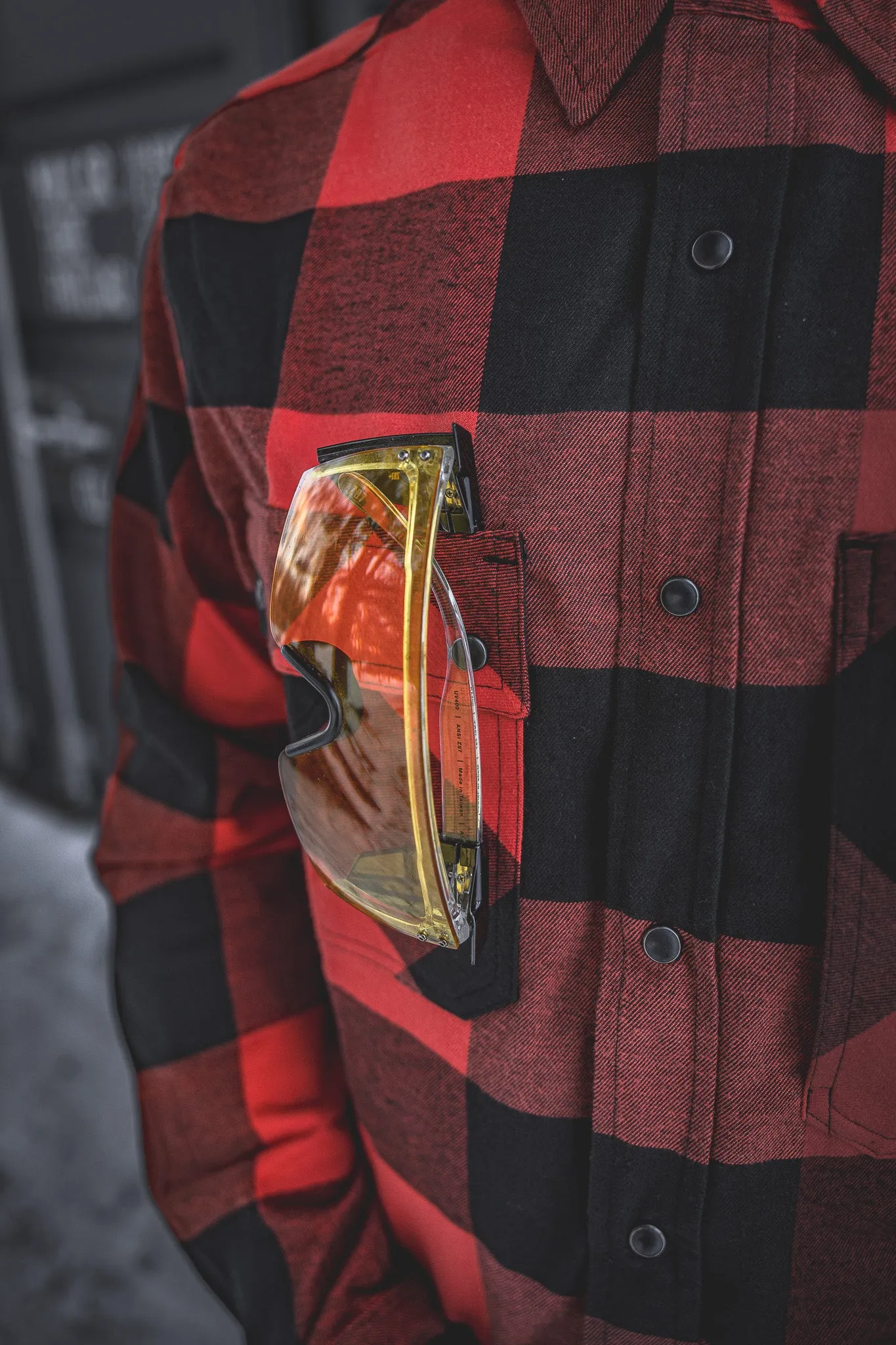 HD-57 Flex Flannel Vintage Red/ Black